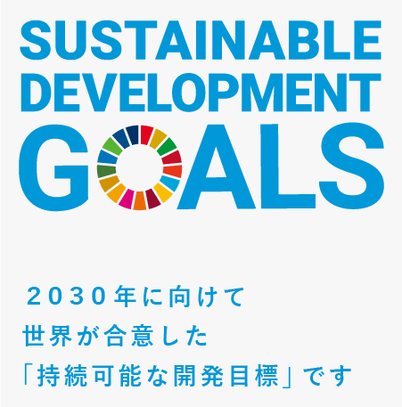 2030年に向けて世界が合意した「持続可能な開発目標」です